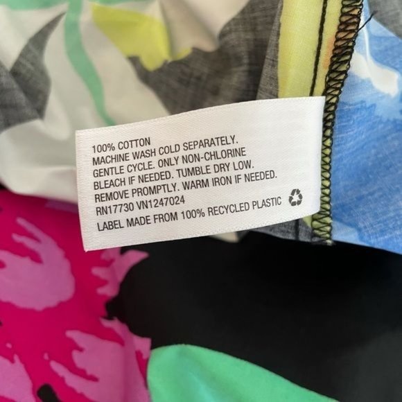 Christopher John Rogers Woman's Floral High Low Dress XS Puff Sleeve Bright New - Picture 11 of 12